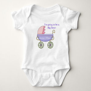 Baby Carriage Pink Infant Creeper