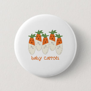 Baby Carrots 6 Cm Round Badge
