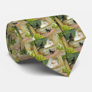 Baby, cat and kitten tie