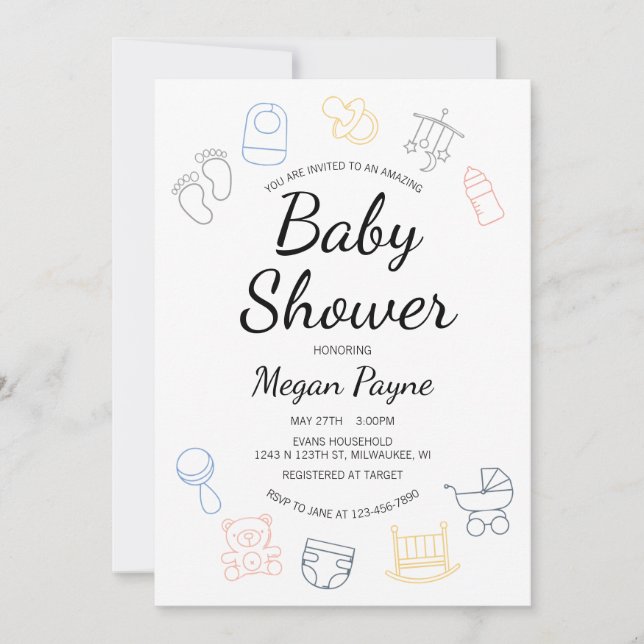 Baby Central Invitation (Front)