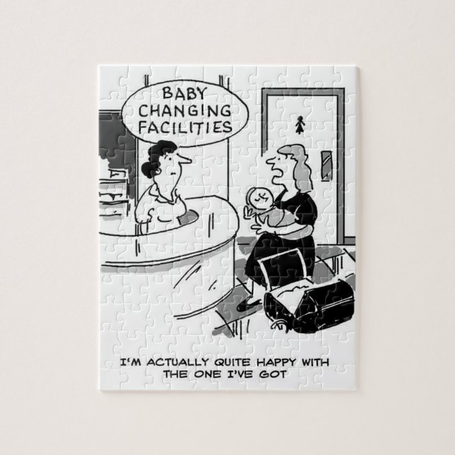 Baby Changing Facilities at a Store Jigsaw Puzzle (Vertical)