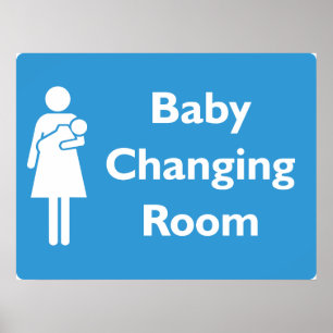 Baby Changing Room Sign