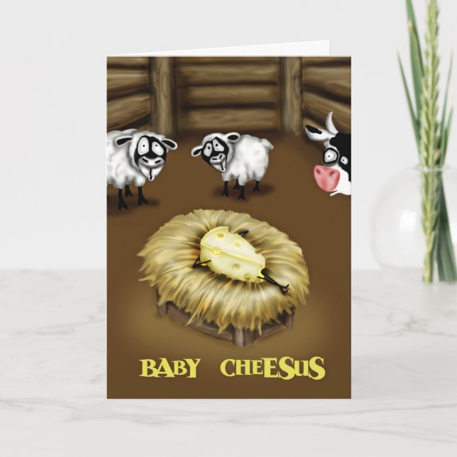 Baby Cheesus Holiday Card (Front)
