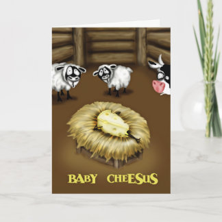 Baby Cheesus Holiday Card