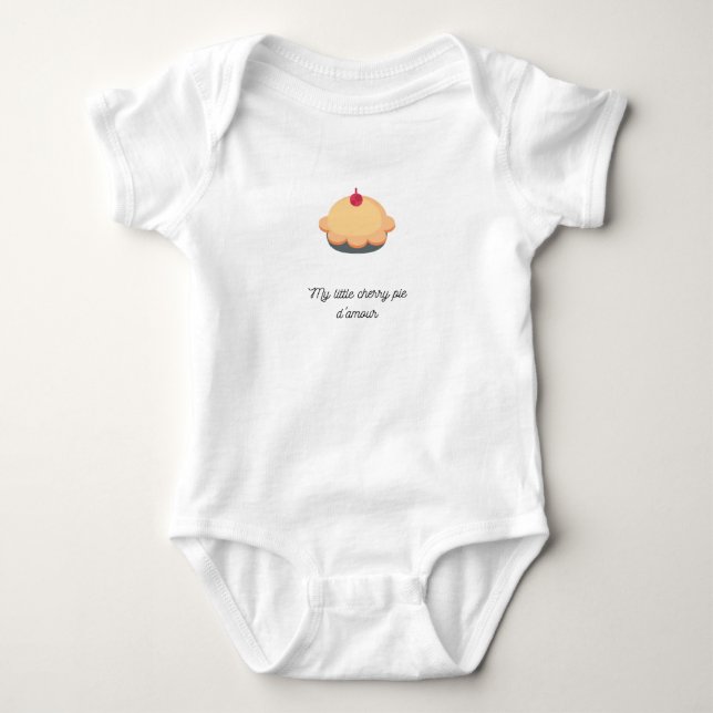 Baby cherry pie bodysuit (Front)