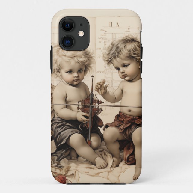Baby Cherubs Case-Mate iPhone Case (Back)