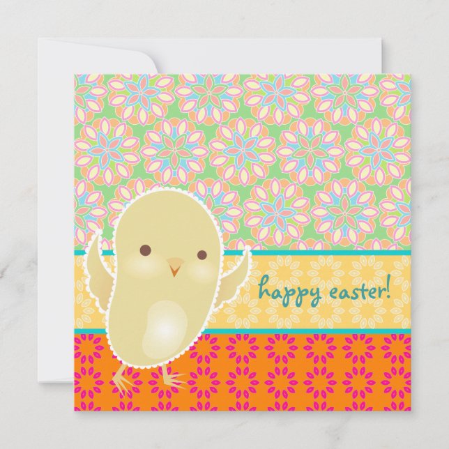 Baby Chick Easter Invitation (Front)