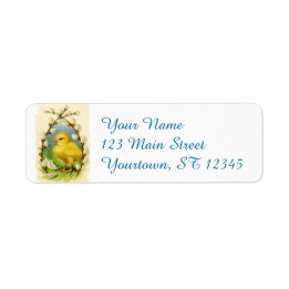Baby Chick Easter Return Address Labels