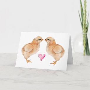 Baby Chick Love Card