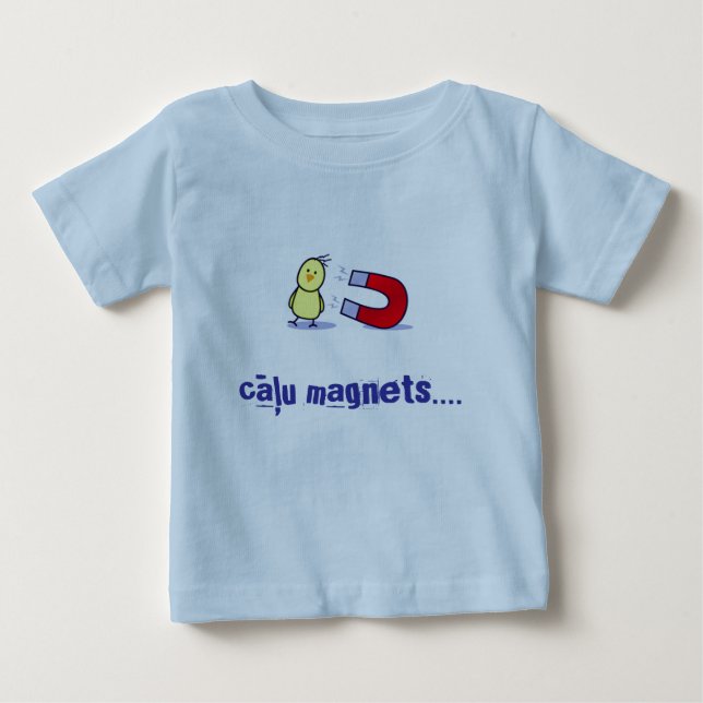 baby chick magnet (Latvian) T-Shirt (Front)