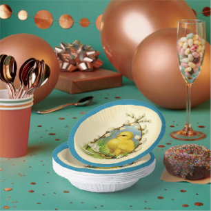 Baby Chick Springtime  Paper Plate