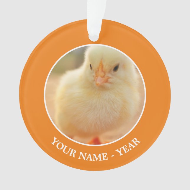 Baby Chicks Ornament (Front)