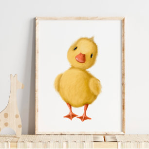 Baby Chicks Print Baby Chicks Watercolor Print