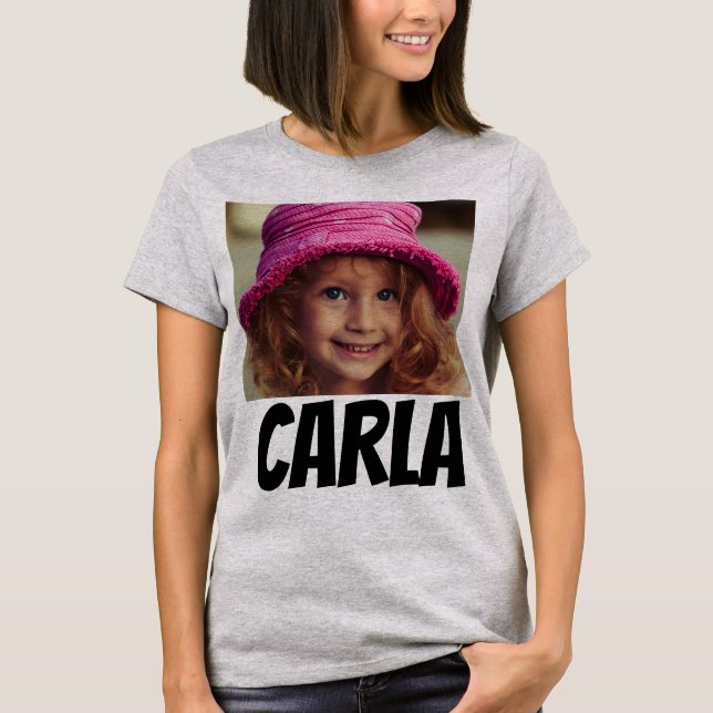 BABY CHILD PHOTO CUSTOM T-SHIRTS - ADD YOUR PHOTO (Front)
