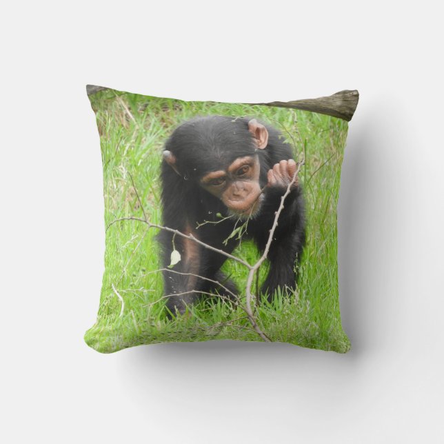 Baby Chimp Cushion (Front)