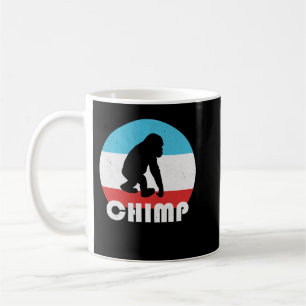 Baby Chimpanzee Chimp Vintage Retro Silhouette Gif Coffee Mug