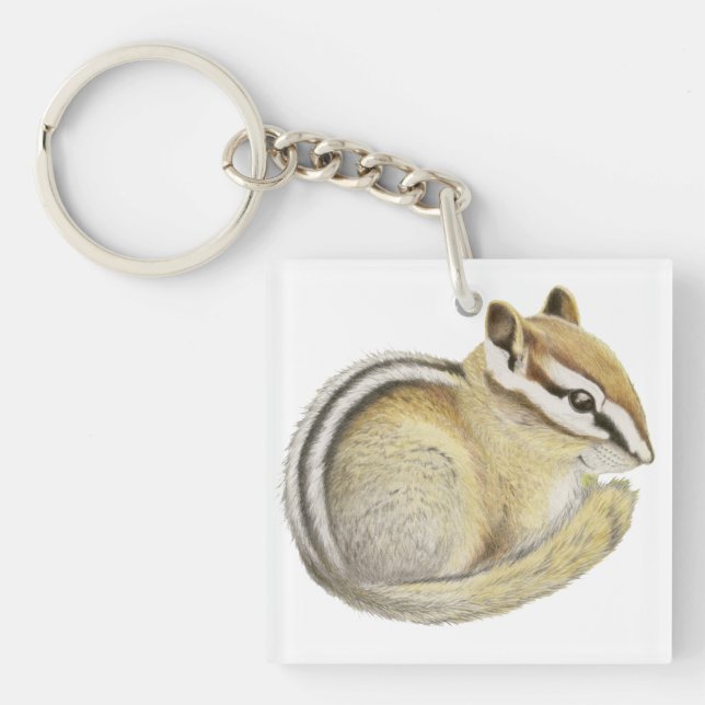 Baby Chipmunk Key Ring (Front)