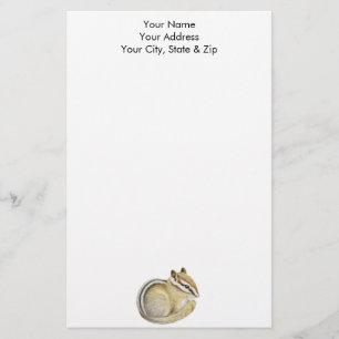 Baby Chipmunk Stationery