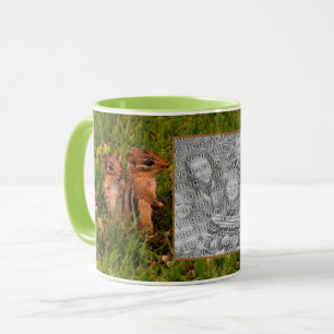 Baby Chipmunks Frame Create Your Own Photo Mug