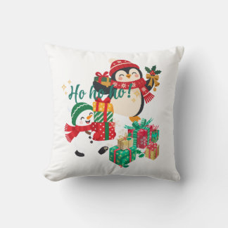 : Baby Christmas Blanket, Cute Holiday Nursery Gif Cushion