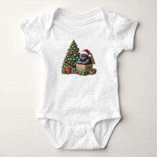 Baby Christmas Gorilla Bodysuit