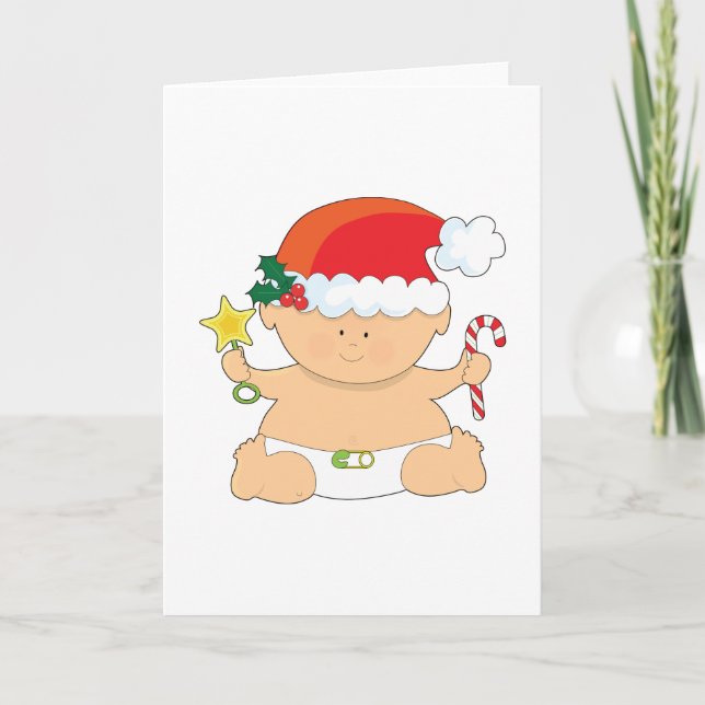 Baby Christmas Holiday Card (Front)