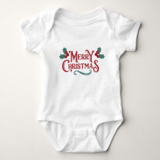 Baby Christmas One-Piece | Merry Christmas Outfit  Bodysuit