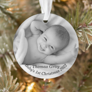Baby Christmas Ornament