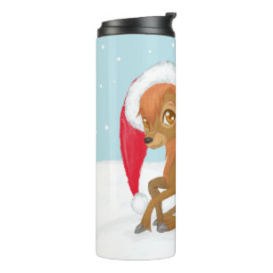 Baby Christmas Reindeer Thermal Tumbler