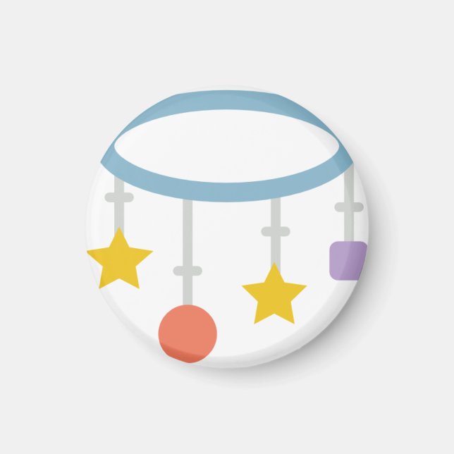 baby circle mobile magnet (Front)