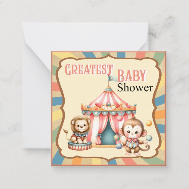 Baby Circus Card (Front)