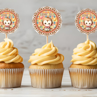 Baby Circus Classic Round Sticker