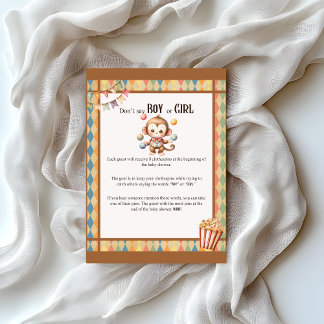Baby Circus_ Don't Say  Custom Letterhead