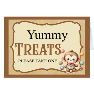 Baby Circus_ Favours Card