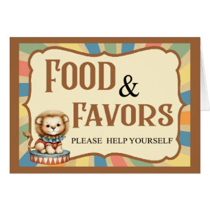 Baby Circus _Food Card