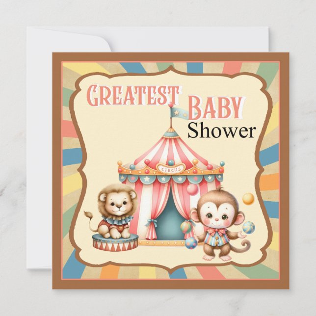  Baby Circus Holiday Card (Front)