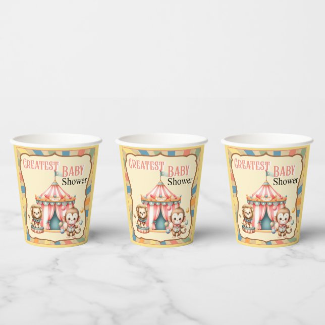 Baby Circus Paper Cups (Multi)