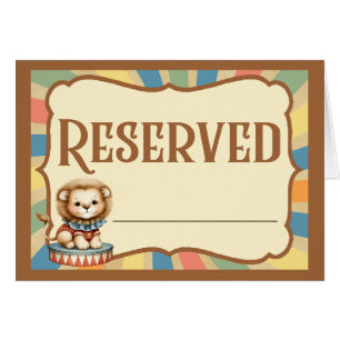 Baby Circus _ Reserved Card