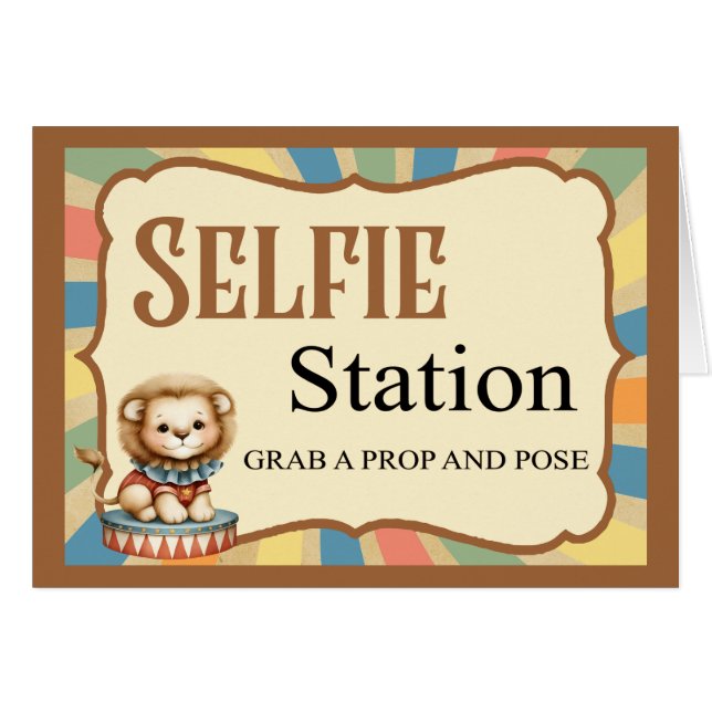 Baby Circus_ Selfie Card (Front Horizontal)