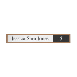 Baby Circus Wraparound Address Label