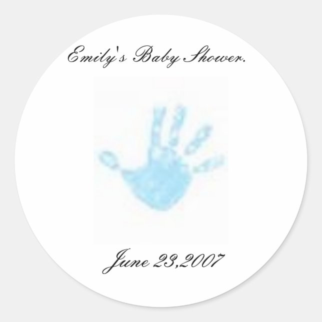 Baby Classic Round Sticker (Front)