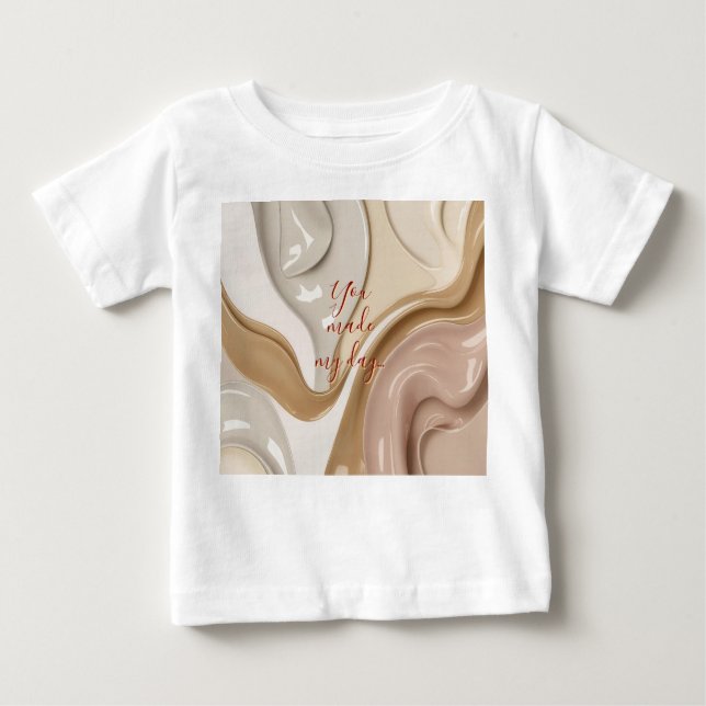 Baby classic t-shirt in stylish graphic (Front)