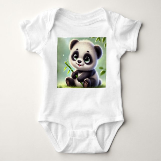 Baby cloth baby bodysuit (Front)
