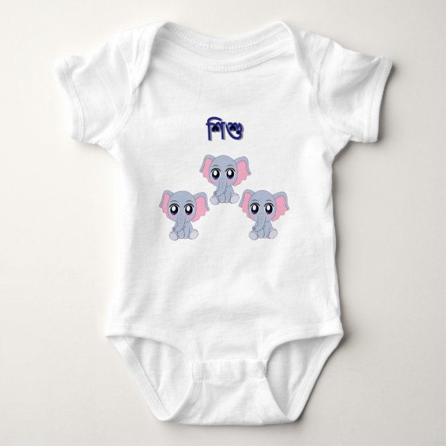 Baby Cloth Bodysuit (Front)
