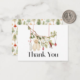 Baby Clothes Laundry Baby Shower Thank You Card
