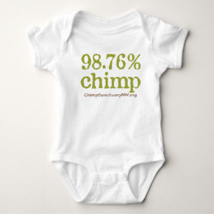 Baby Clothes with the 98.76% Chimp logo! Bodysuit