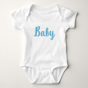 Baby clothes with the word baby written on it bodysuit