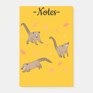 Baby Coatis Post-it Notes