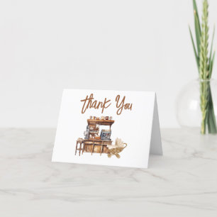 Baby Coffee Baby Shower  Thank You Card