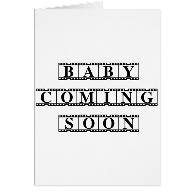 Baby Coming Soon (Front)